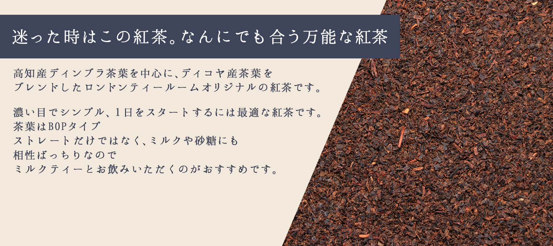 茶葉の説明