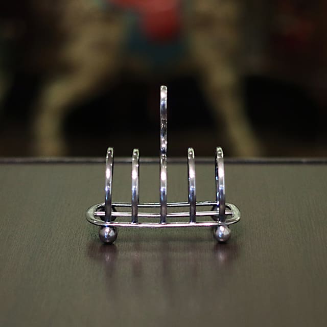 MAPPIN & WEBB】 アール・デコのトーストラック【純銀】マッピン