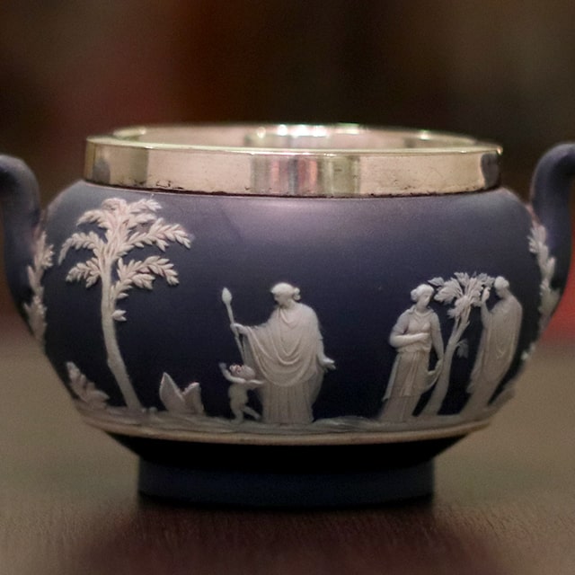 中古】WEDGWOOD（ウェッジウッド）家庭用3点ティーセット W-012 